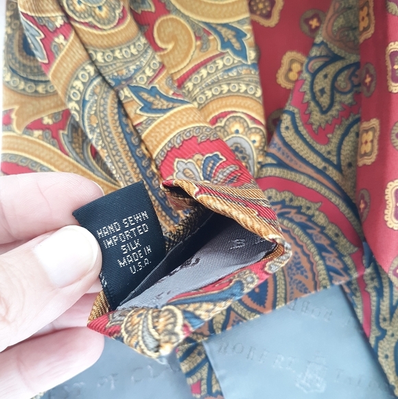 Robert Talbott Silk Tie Lot Best Class Hand Sewn USA - Picture 7 of 8